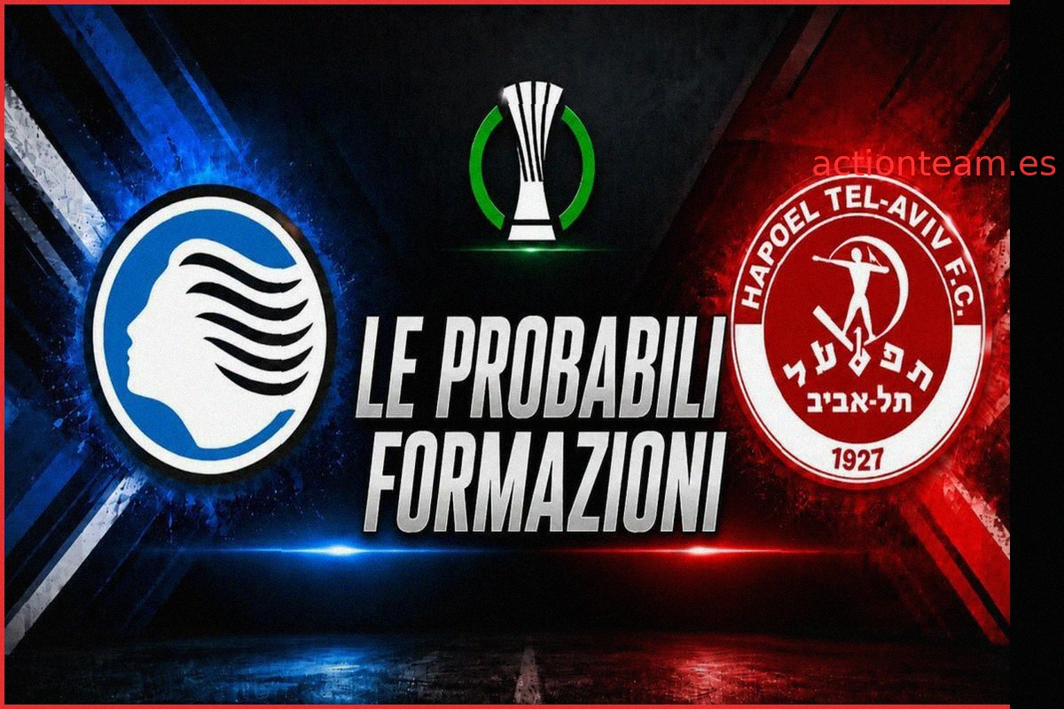 Conference League: Alineaciones Probables Atalanta vs. Hapoel Tel Aviv