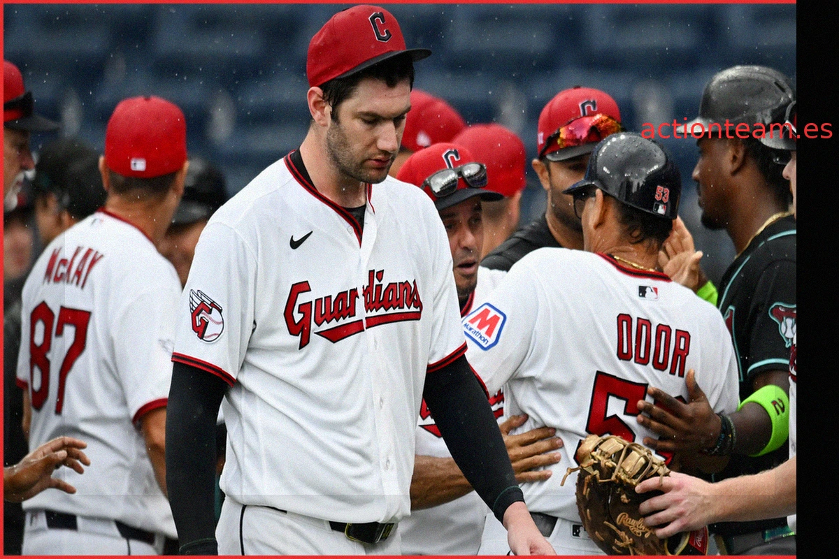 Tensión en el juego Guardians vs. Diamondbacks por intento de toque durante partido perfecto
