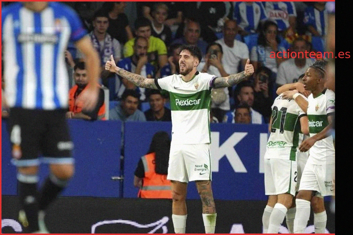 ¡Qué victoria, Niño! El Elche se impone al Espanyol con doblete de Fer Niño