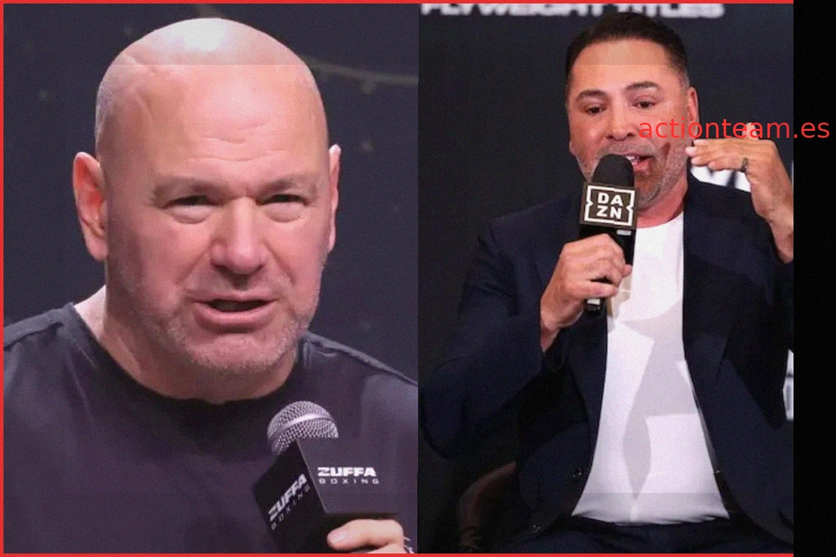 Dana White niega haber prohibido la asistencia de Oscar De La Hoya al combate de Ryan Garcia vs. Conor Benn