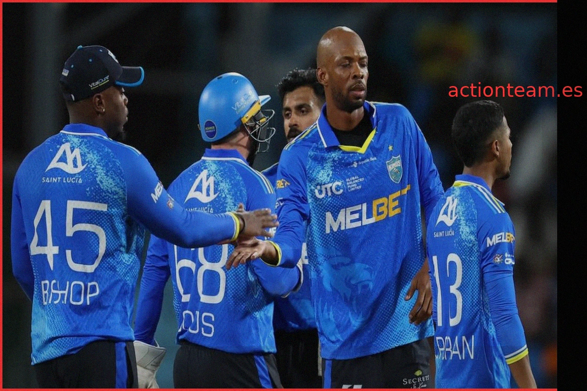 Victoria Agónica de St Lucia Kings ante Antigua and Barbuda Falcons